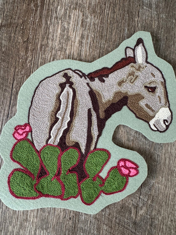 Donkey among the Prickly Pear